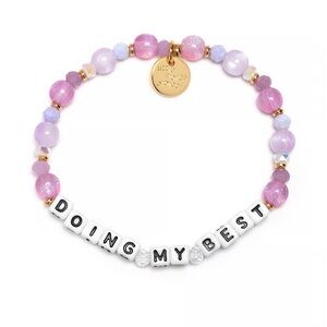 VS PINK & Little Words Project “Doing My Best” bracelet